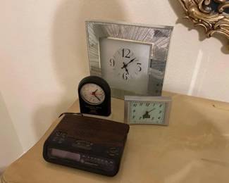 #8020 • (3) Clocks and (1) Radio