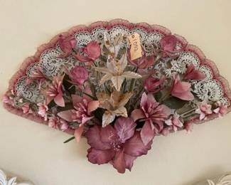 #1052 • Fan Wall Decor & Butterfly Wall Decor