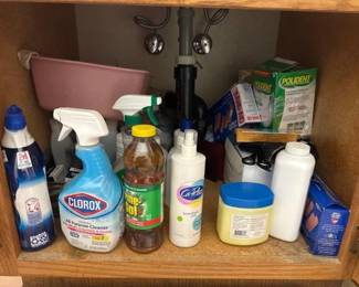 #2058 • First Aid and Cleaning Supplies