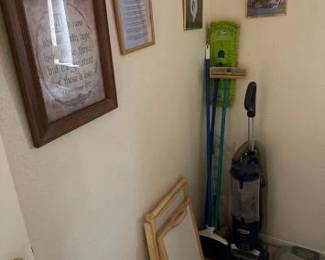 #9052 • Shark Vacuum, Brooms, Food Trays, Scale & Wall Decor