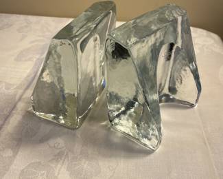 Blenko bookends
