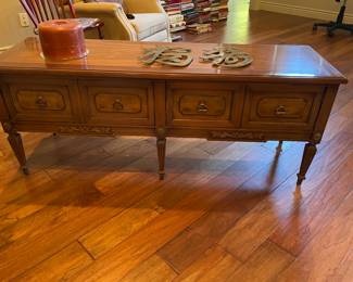 Low console - great for a media stand