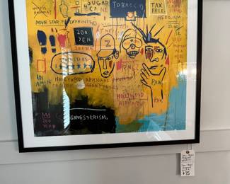 Modernist Outsider Art Prints After Jean-Michel Basquait 