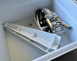 Laundry room sink. 