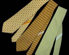 SALVATORE FERRAGAMO High End Silk Ties. Made in Italy.
