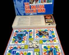 The Six Million Dollar Man Board Game 1975 by Parker Brothers Steve Austin
