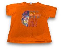 Vintage John Lennon Sols Regent Styled Imagine Orange T Shirt You May Say Im A Dreamer Size XL
