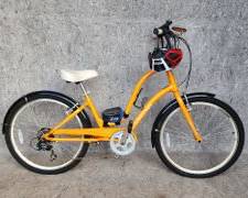 Working !The Electra Townie Go Bike Bicycle line features a collection of e-bikes that are easy to use and fun to ride with surprising power that will make you want to go forever. Not only are they simple and intuitive, but the legendary comfort, control and style of the original Townie creates an e-bike experience everybody will love. Wed venture to guess youll be spending a lot more time on two wheels from now on. All you have to do is get on and Go!
