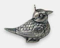 Sterling Silver R.M Thrush Christmas Ornament
