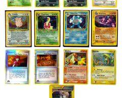 Holographic Pokemon Card Lot Including Rare Pokemon Expedition Nidoking, Rare 2004 Blaziken, Rare WoTC 1999 Clefable, Rare WoTC 1999 Poliwrath and More In Lightly Played Condition
