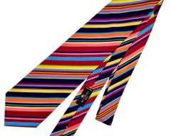 ETRO Designer Tropical Candy Stripe Silk Tie. Made in Italy
