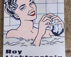 Vintage Roy Lichtenstein Woman in Bath 1963 Mounted Poster
