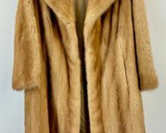 Vintage Blonde Real Mink Coat. No Label.

