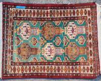 Vintage Persian Hand Knotted Wool Area Rug
