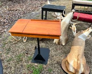 Adjustable Height Tilt Top Computer Stand