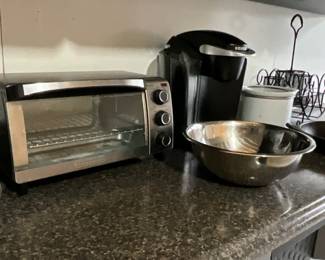Toaster Oven, Keurig Coffee Maker