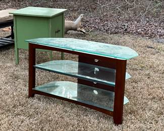 Corner Entertainment Shelf