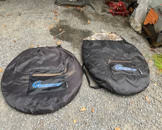 2 Doghouse Pop-Up Blinds