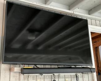 50" Flat Screen TV with Sound Bar