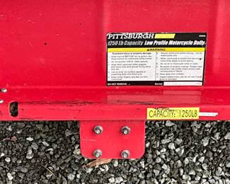 Pitbull 1250 lb. Low Profile Motorcycle Dolly - View 