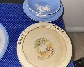 ANTIQUE BABY DISHES