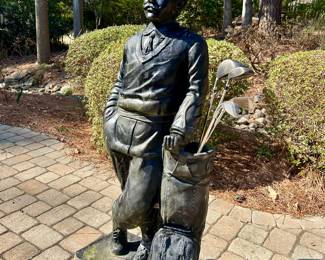 5’ tall concrete statue