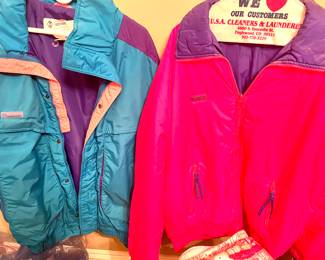 1980s colorful Columbia jackets