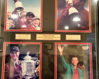 Tiger Woods Grand Slam photographs