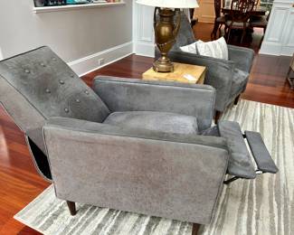 Pair of matching recliner chairs