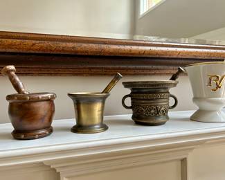 Mortar & pestal collection (these are the larger one & there are many others)