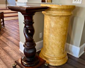 Oversized pedestals