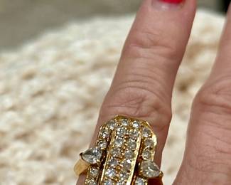 14k gold diamond ring