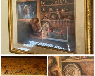 Lynn Lupetti “The Lionhearted” framed print