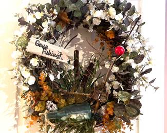Wreath - Gone Fishing 
