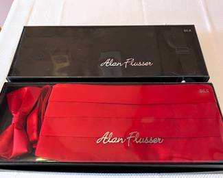 Alan Flusser Cummerbund & Tie