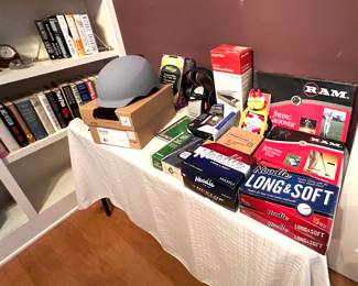 Helmet- Golf Balls….