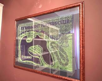 Framed 17th Hole TPC Towel 