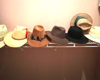 Hats: Dobbs - Resistol - Country Gentleman & more…