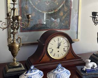 Large gilt bronze girandoles 