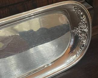 Grand Baroque bread tray 