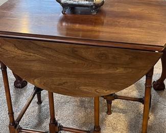 Fabulous antique French gate leg table with a beautiful patina 