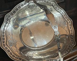 Large sterling basket