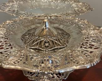 Sterling tazza set of 4