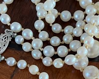 Antique paste pearls 