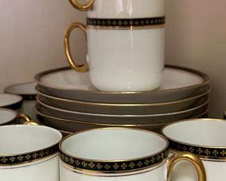 Antique French demitasse set 
