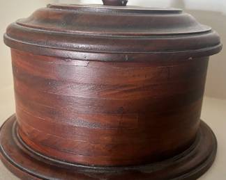 Early 1800s walnut tobacco box