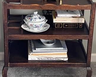 Circa 1890 French wine caddy table/bar with all sections in mint condition 