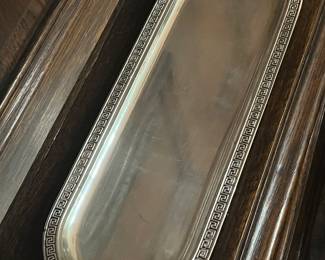 Large silver 800 bread tray 
