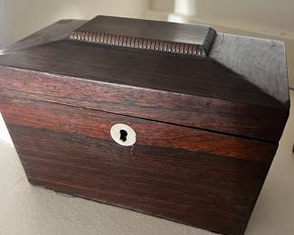 19th C tea caddy