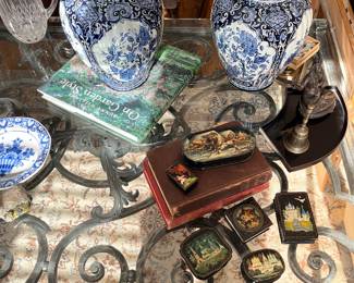 Fine old French fence panel coffee table